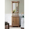 James Martin Vanities Providence 26in Single Vanity, Driftwood w/ 3 CM White Zeus Quartz Top 238-105-V26-DRF-3WZ